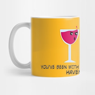 Wine Funny Cartoon Mug